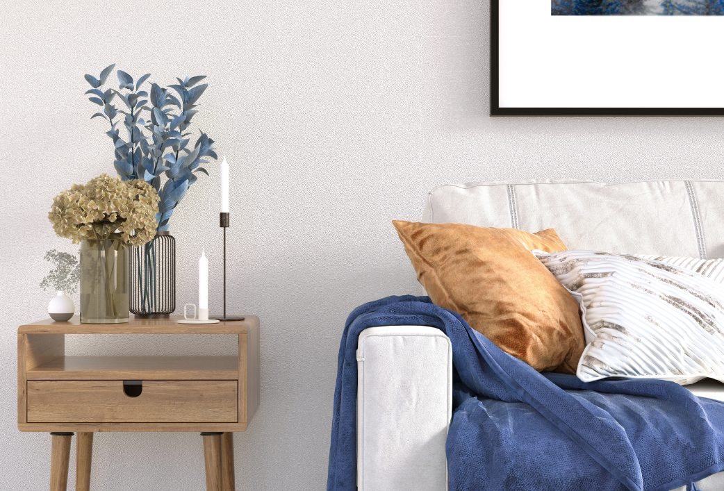 Dark Blue accent Couch